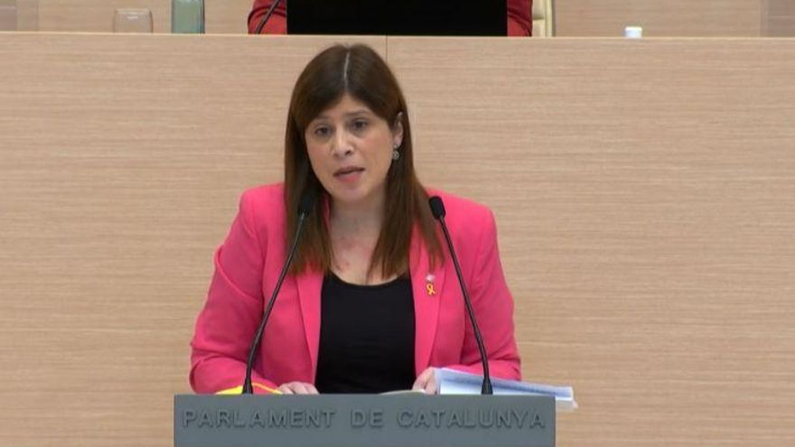 La portavoz de Junts en el Parlament, Gemma Geis