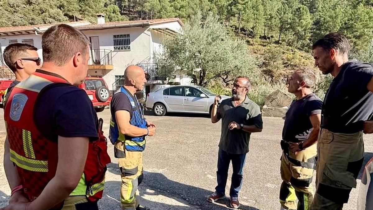 Morales tras el incendio en Las Hurdes: “Hay vida y la gente puede seguir viniendo”