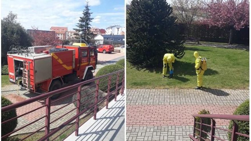 Fumigación en la residencia Domus Vi de La Virgen del Camino