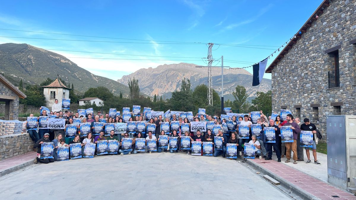Una de las reuniones de este fin de semana para preparar la manifestación de Jaca en octubre.