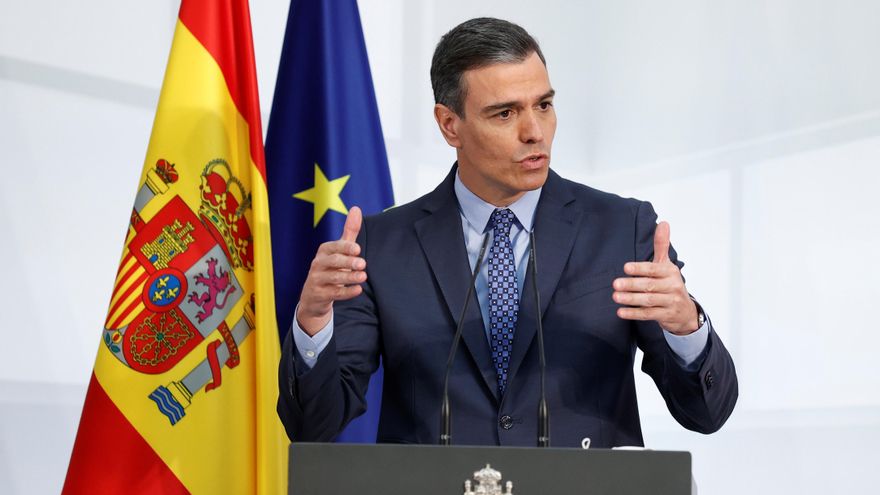 El presidente del Gobierno, Pedro Sánchez en el Palacio de la Moncloa. EFE/Chema Moya/Archivo