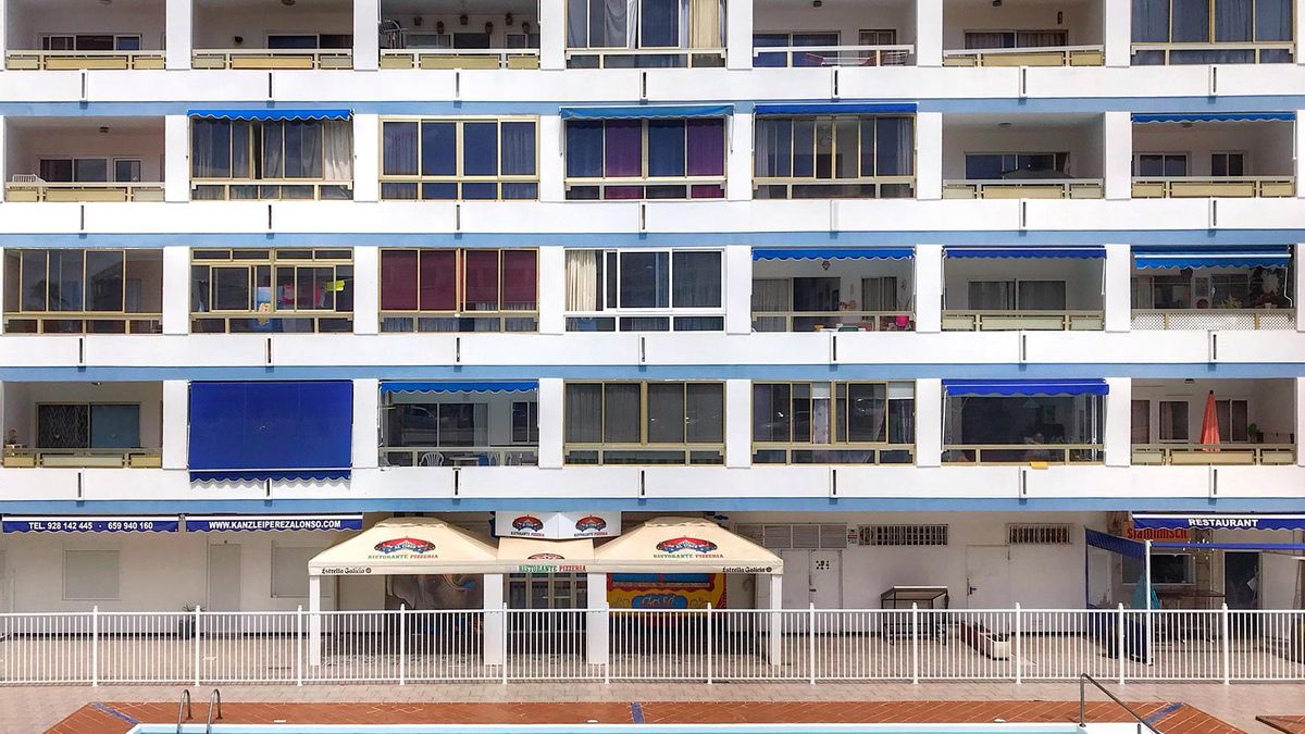 Apartamentos cerrados en el sur de Gran Canaria.
