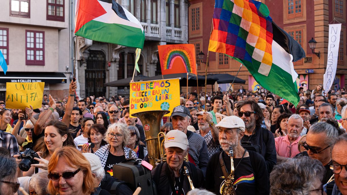 Manifestación del 19 de septiembre en Oviedo.
