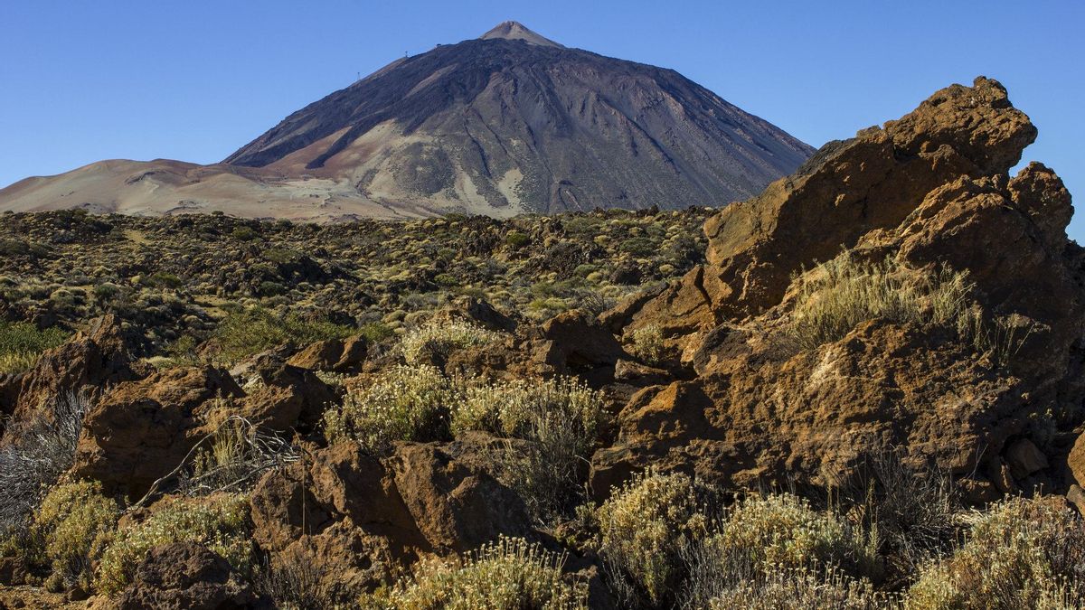 El Teide desde las inmediaciones del Centro de Interpretación del Portillo.