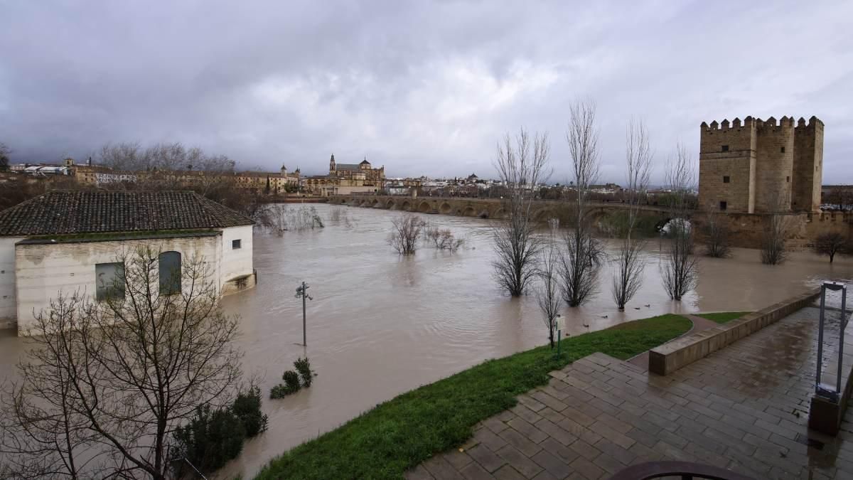 El río Guadalquivir a su paso por Córdoba