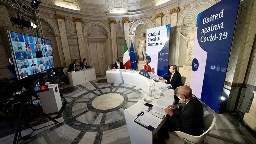 Imagen de la 'Cumbre de Salud Global' del G20 bajo la presidencia de Italia.