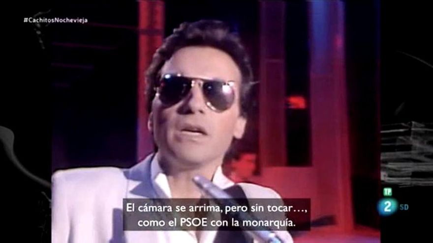 'Cachitos' tuvo ración extra para políticos y monarquía con sus mordaces rótulos de Nochevieja