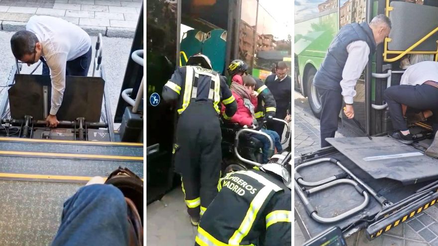 La 'maldición' del bus entre Colmenar de Oreja y Madrid: se presenta accesible pero desespera al usuario en silla de ruedas