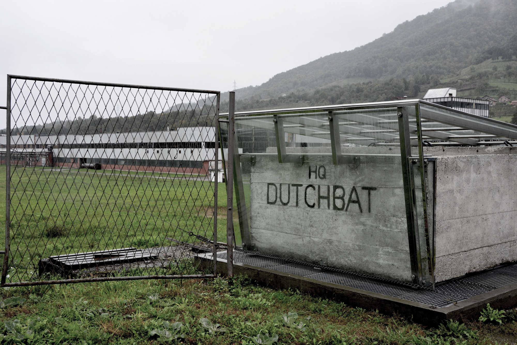Instalaciones del ejército holandés, el llamado ‘Dutchbat’