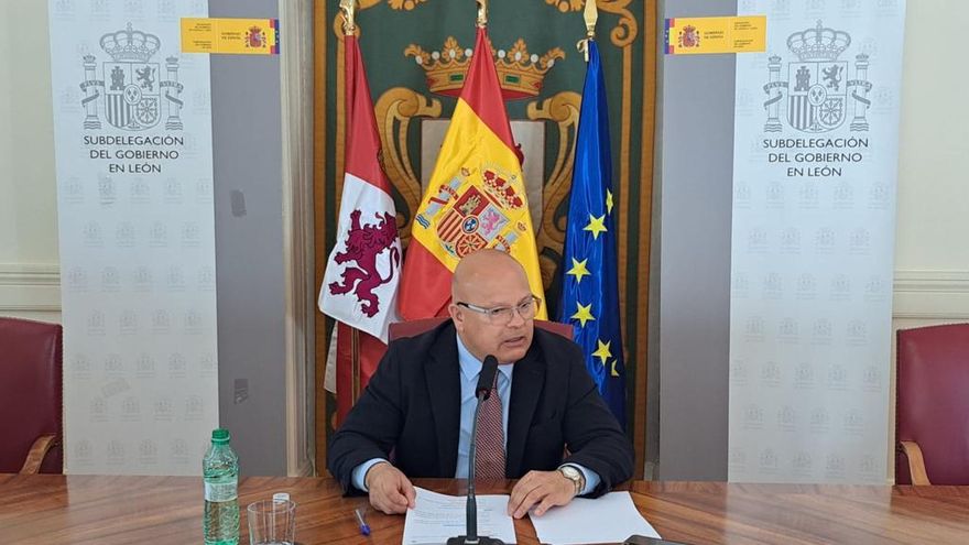 El subdelegado del Gobierno en León, Faustino Sánchez Samartino.