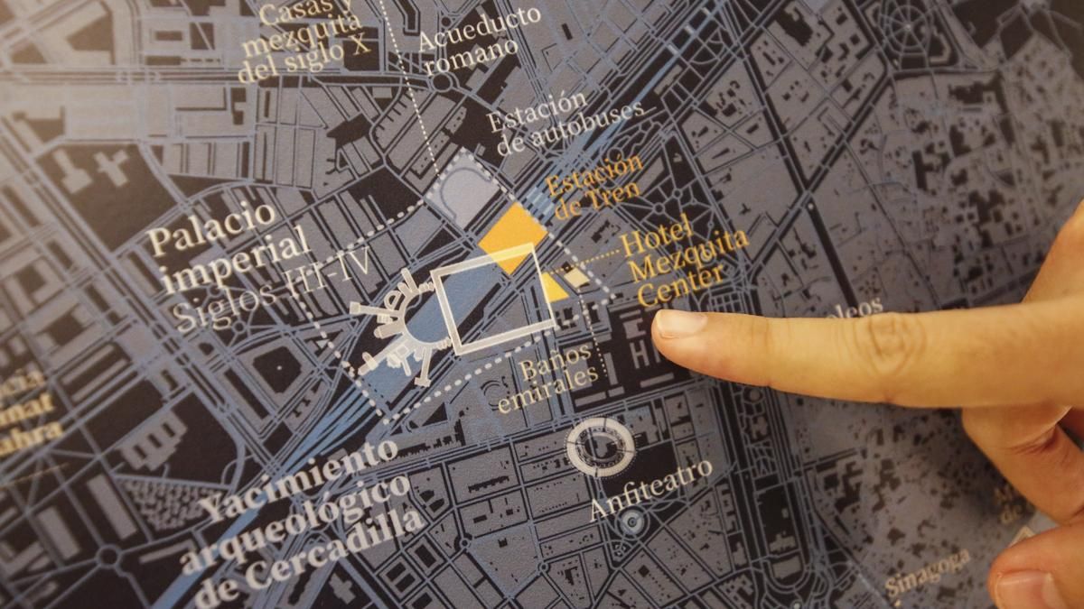 Restos arqueológicos en el Hotel Mezquita Center