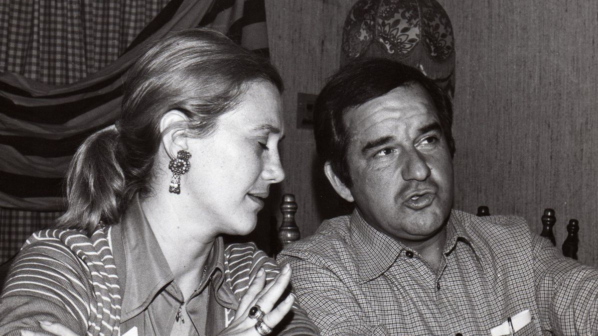 Arantzazu Amezaga con su esposo Pello Irujo