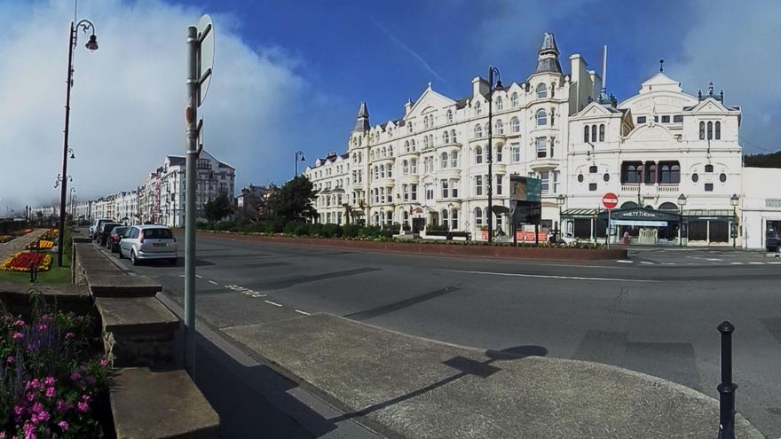Edificios de la época victoriana en Douglas, capital de la Isla de Man.
