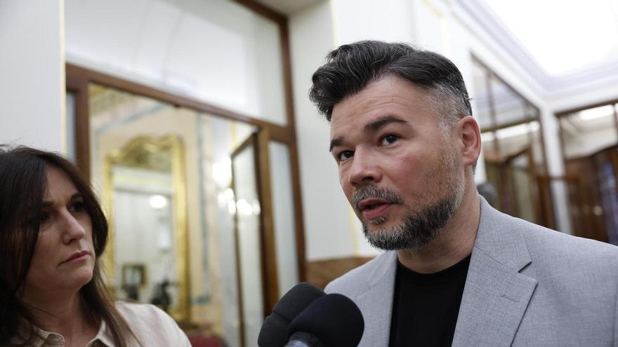 El portavoz de ERC, Gabriel Rufián.