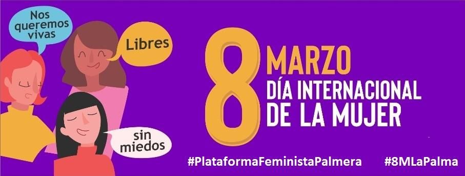 Cartel del 8M.