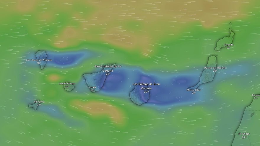 Aemet amplía los avisos amarillos a cinco islas de Canarias este fin de semana