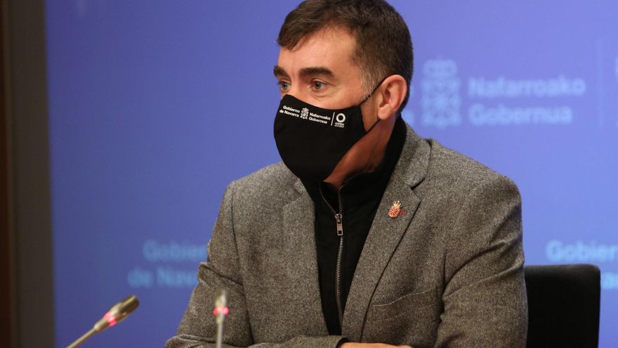 El consejero de Políticas Migratorias y Justicia del Gobierno de Navarra, Eduardo Santos