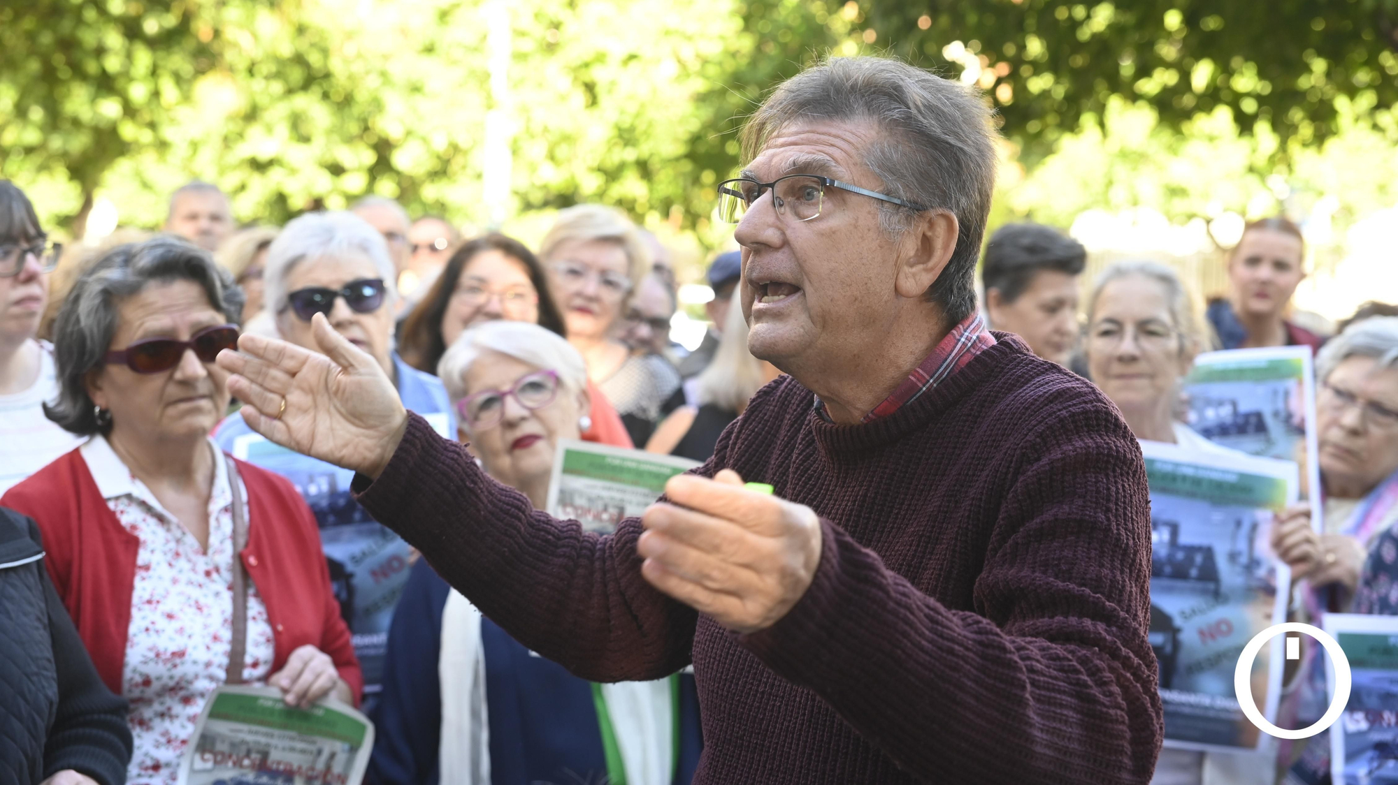Concentración en el centro de salud de la Fuensanta