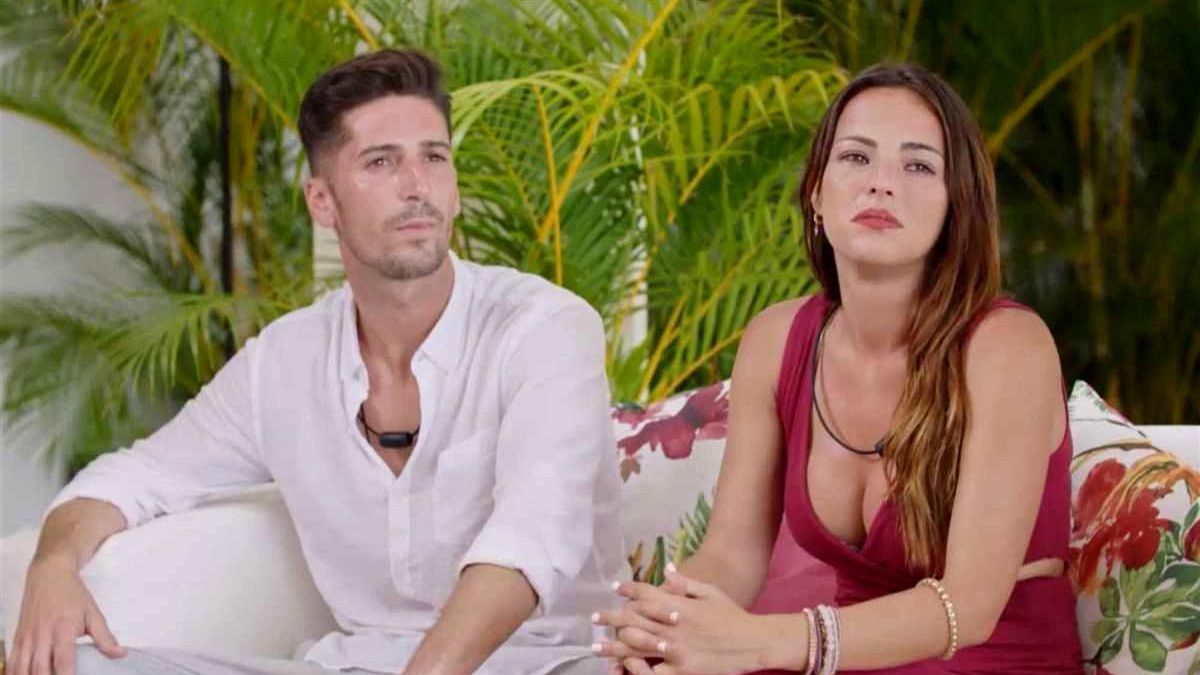 Marta Peñate y Lester en su paso por 'La isla de las tentaciones'