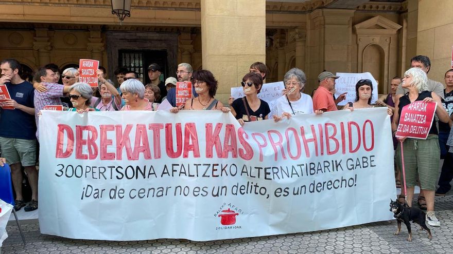 Donostia pone fin a las cenas solidarias y el alcalde Insausti les atribuye un incremento de la criminalidad