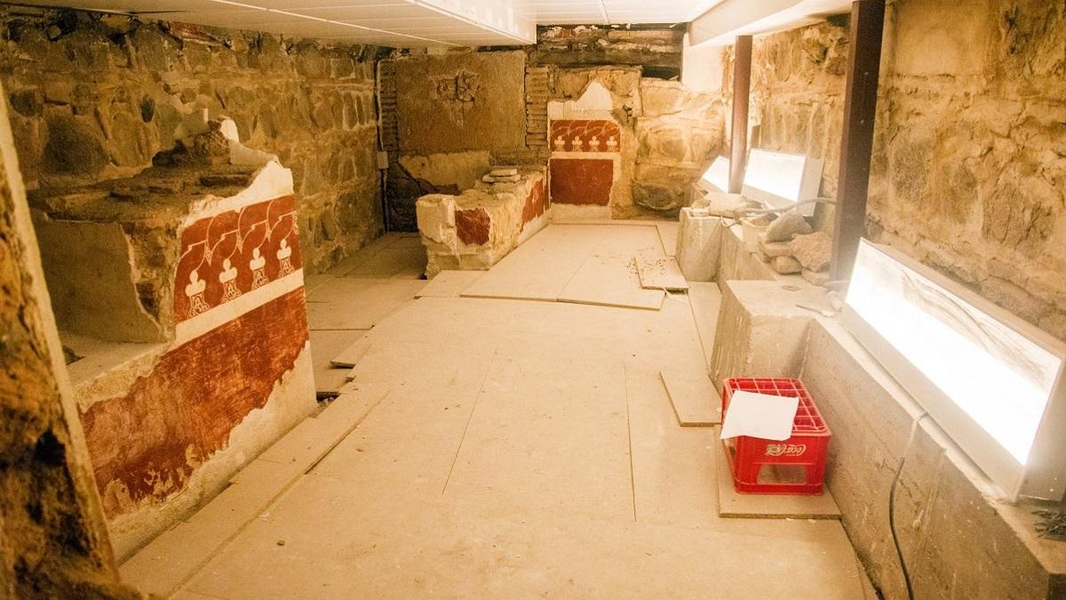 Salón de época califal en la Casa del Temple