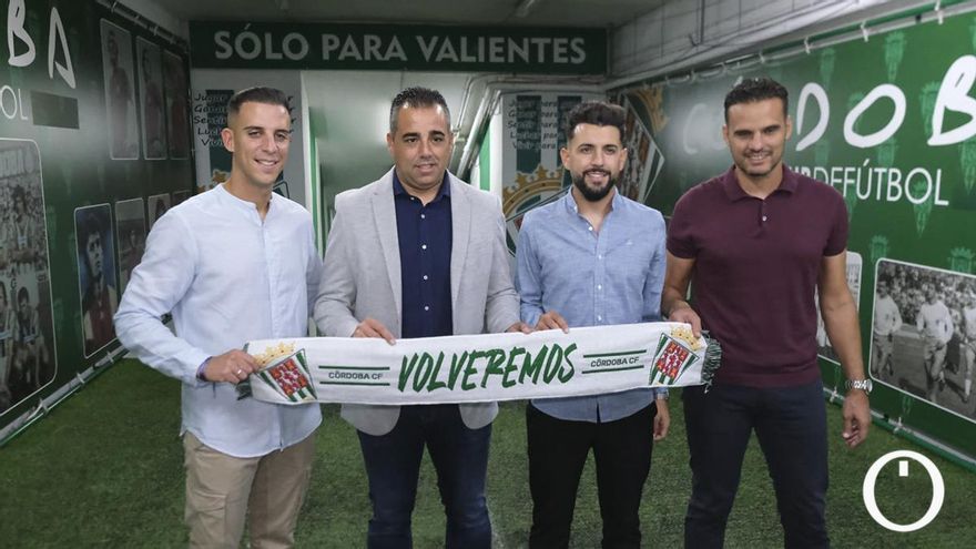 Acto de renovación del cuerpo técnico y la dirección deportiva del Córdoba CF