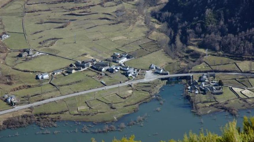 Vista aérea de Rabanal de Abajo. Foto: Club Xeitu.