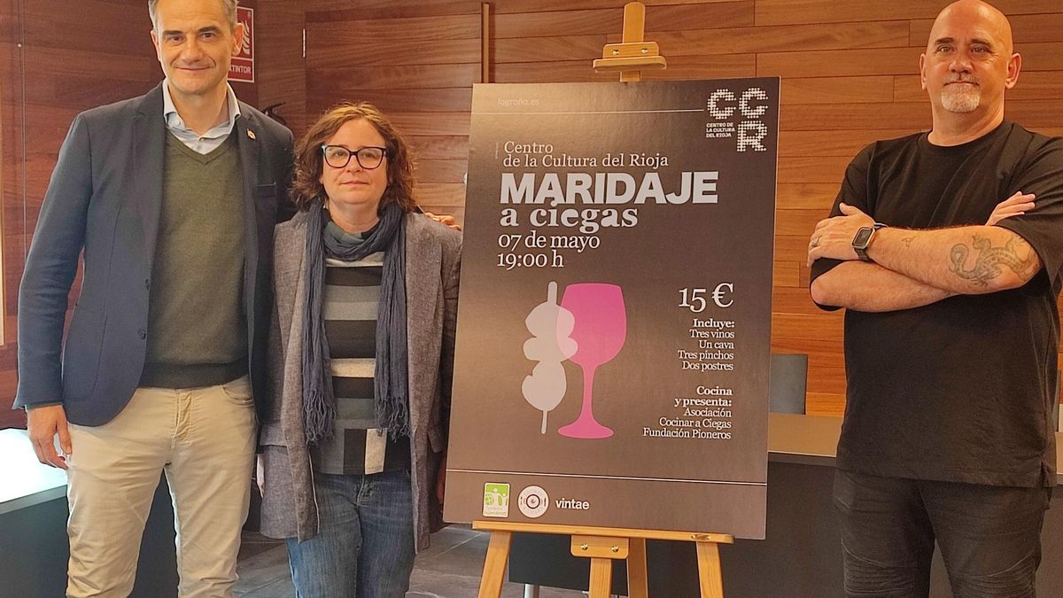 Maridaje gastronómico a ciegas, en el CCR de Logroño