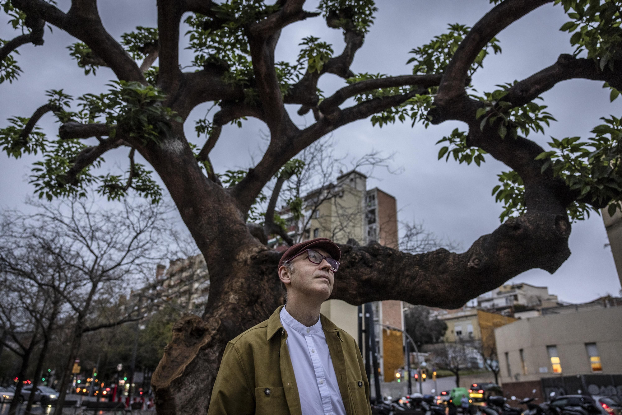 El filósofo Roman Krznaric, fotografiado durante su visita a Barcelona