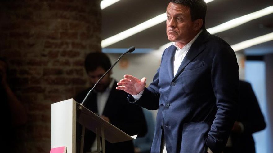 El ex primer ministro francés y concejal de Barcelona pel Canvi, Manuel Valls.