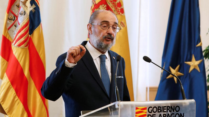 Lambán insta a evitar "tentaciones frentistas" en la reunión de Galicia