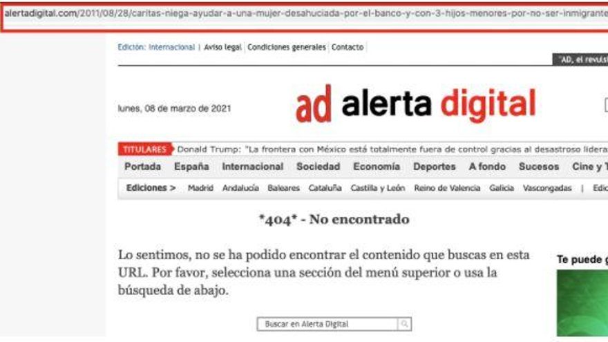 Origen del bulo de Cáritas.