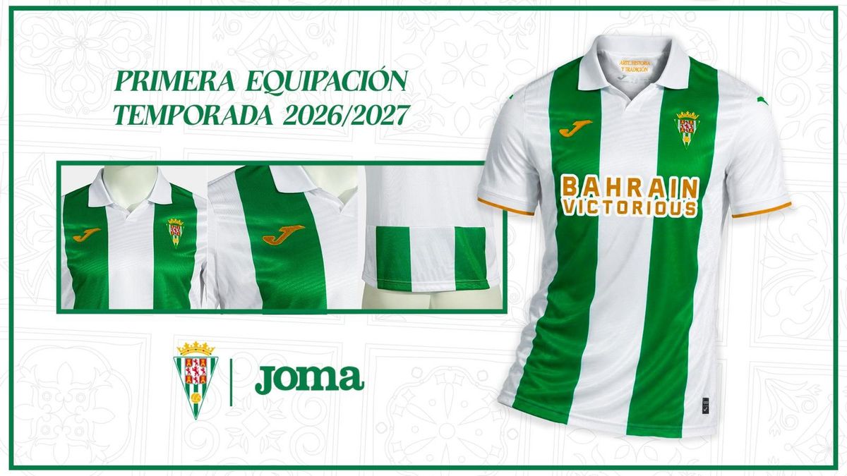 Primera camiseta del Córdoba para la 26/27