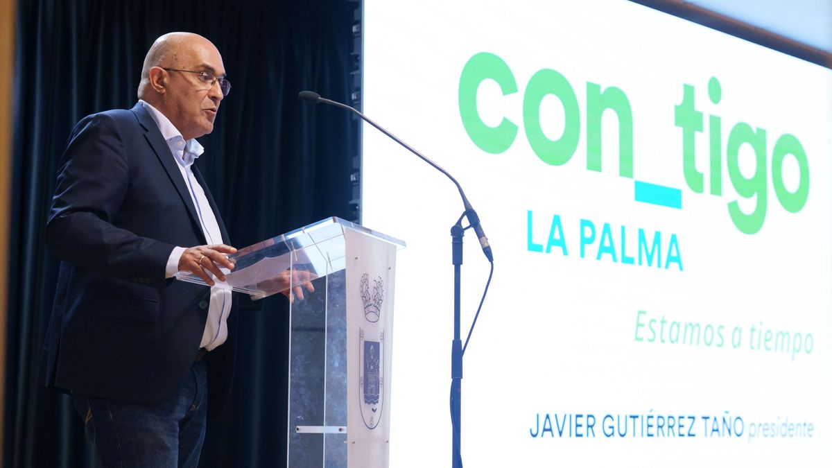 Gutiérrez Taño, en un momento del acto oficial de este sábado en Los Llanos.
