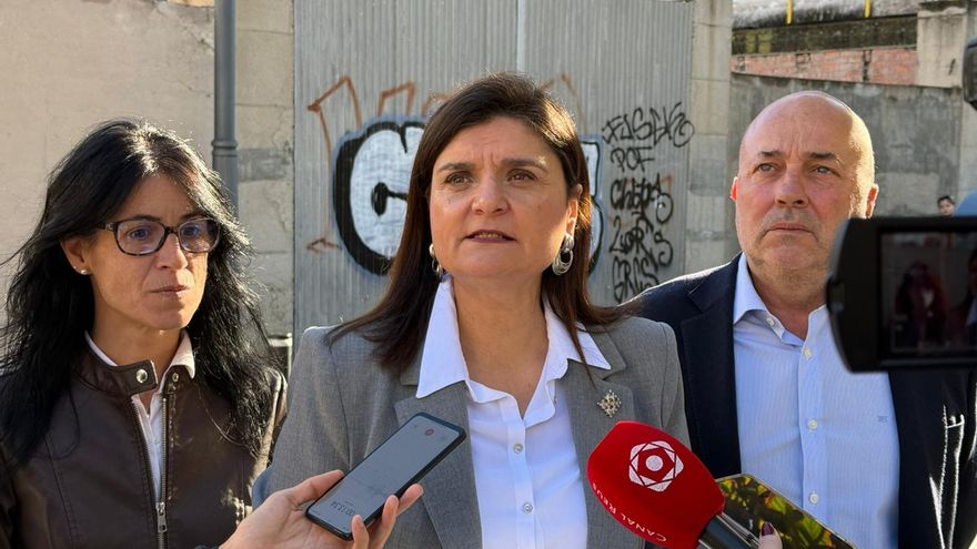 La diputada del PP en el Congreso por Tarragona Elisa Vedrina, en una intervención ante los medios en Reus (Tarragona)