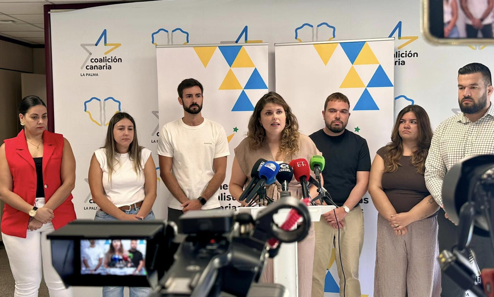 Rueda de prensa de Diana Lorenzo este lunes.