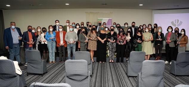 Imagen tras la entrega de premios.