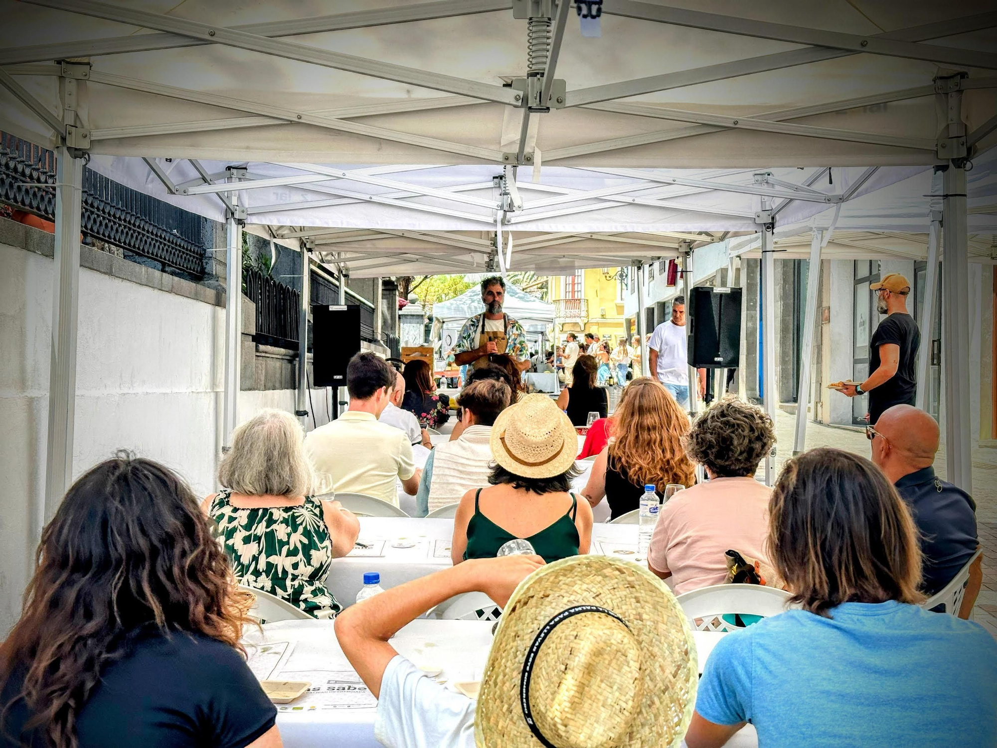 Santa Cruz de La Palma brinda con vinos palmeros por La Bajada.