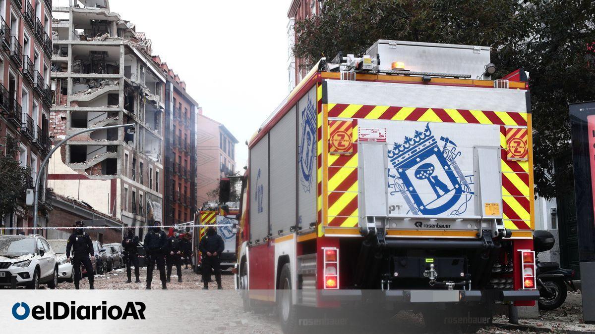 Una fuerte explosión destroza un edificio en pleno centro de Madrid y ...