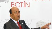 El presidente del Banco Santander, Emilio Botín. / Efe