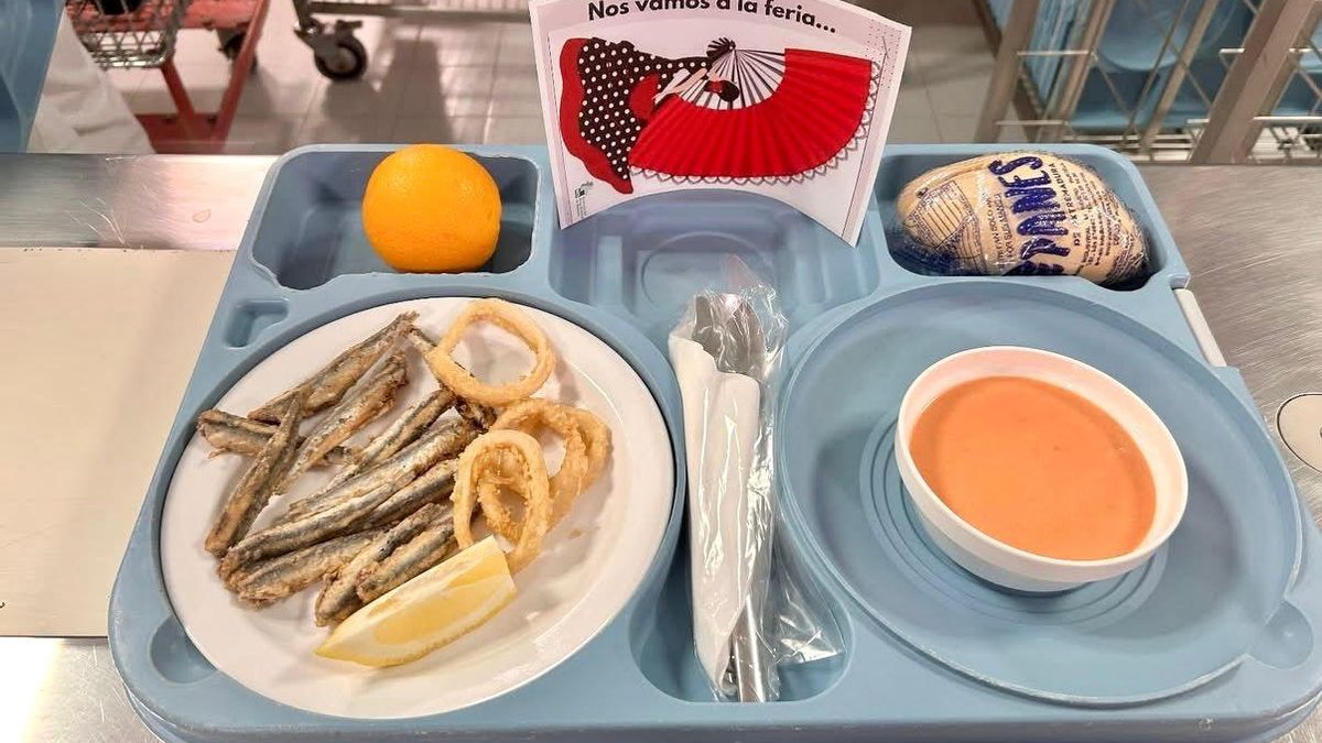 ¿Feria de Abril en los hospitales de Badajoz? Polémica por un menú sevillano en el Servicio Extremeño de Salud