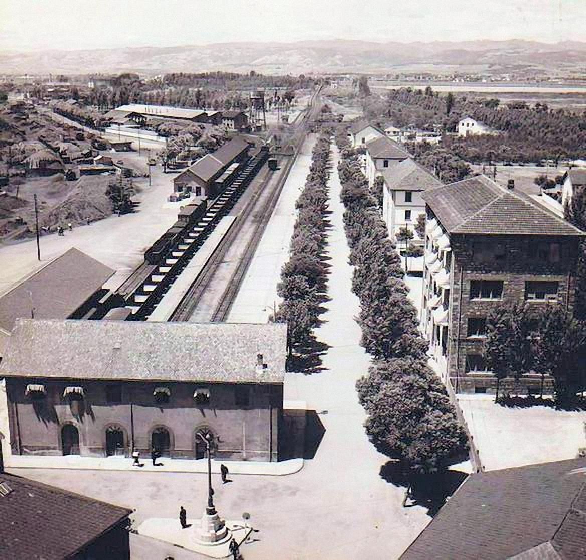 La estación del ferrocarril de la Minero Siderúrgica de Ponferrada (MSP).