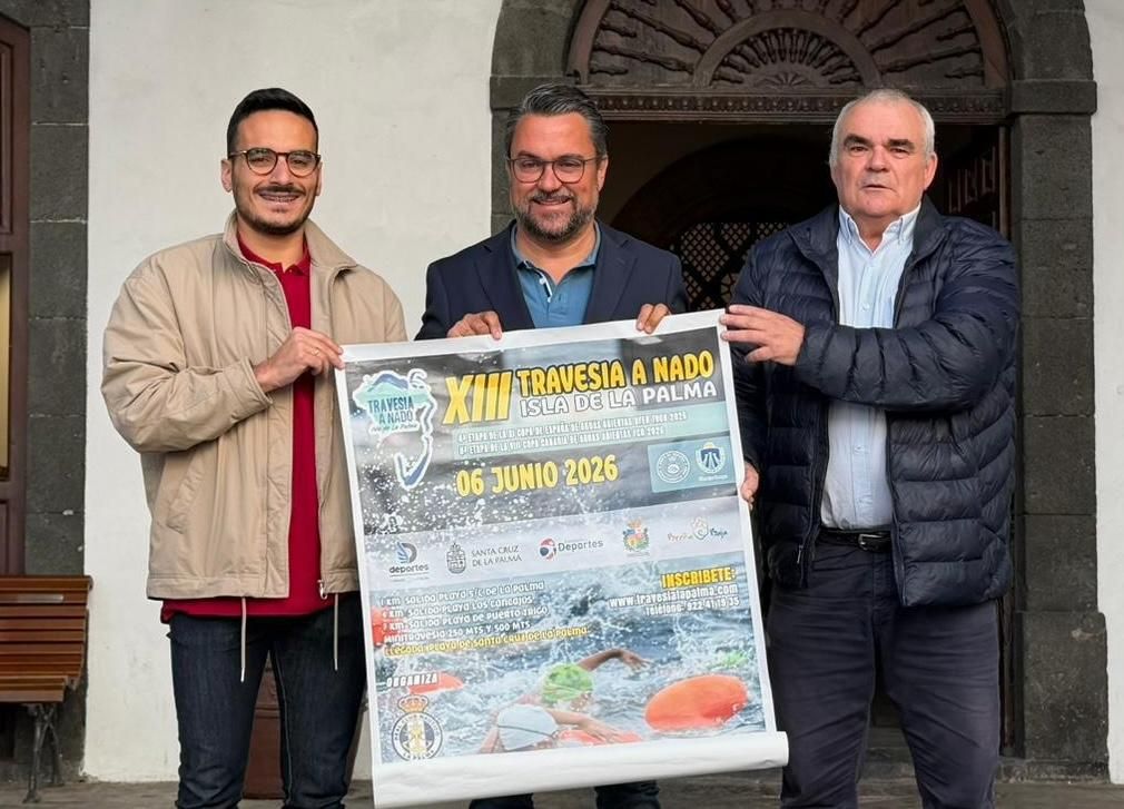 Santa Cruz de La Palma, gran meta de la XIII Travesía a Nado Isla de La Palma.
