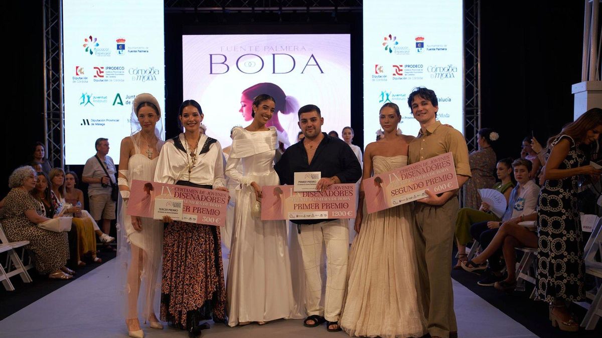 Ángel Zapata, ganador del IX Certamen de Jóvenes Diseñadores de Fuente Palmera de Boda