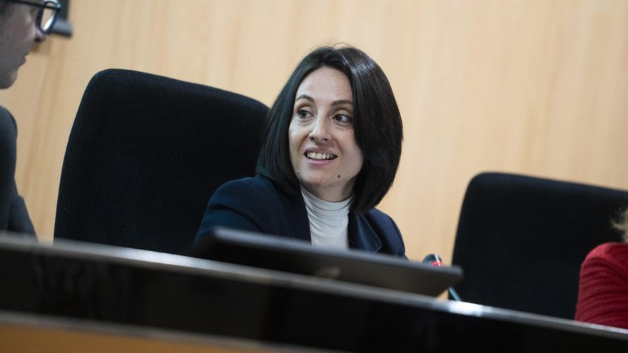 Archivo - La secretaria de Estado de Industria y nueva secretaria de Organización del PSOE, Rebeca Torró, durante la III Jornada de Automoción de la Comunitat Valenciana, a 8 de abril de 2025, en Valencia, Comunidad Valenciana (España).