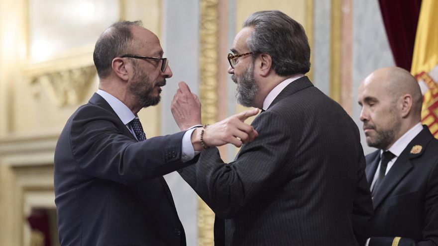 El vicepresidente del Congreso, sobre el diputado de Vox que se encaró con él: "Pensé que me agredía"