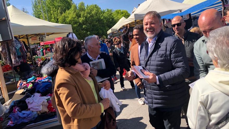 Darío Dolz durante la campaña electoral