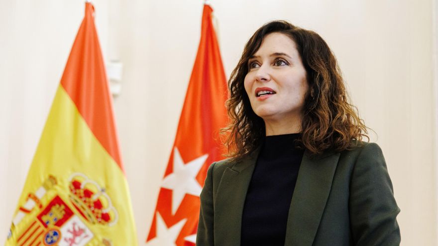 La presidenta de la Comunidad de Madrid, Isabel Díaz Ayuso, en la Real Casa de Correos, a 9 de diciembre de 2024, en Madrid (España).
