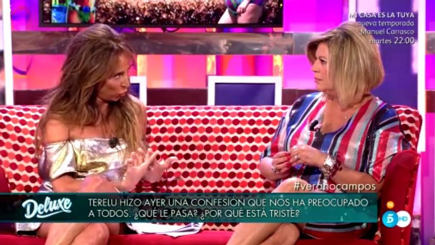 Terelu Campos con María Patiño en Sábado Deluxe