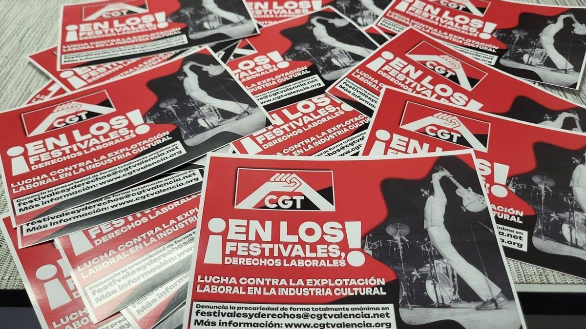 CGT reactiva este verano su campaña por los derechos laborales en los festivales de música